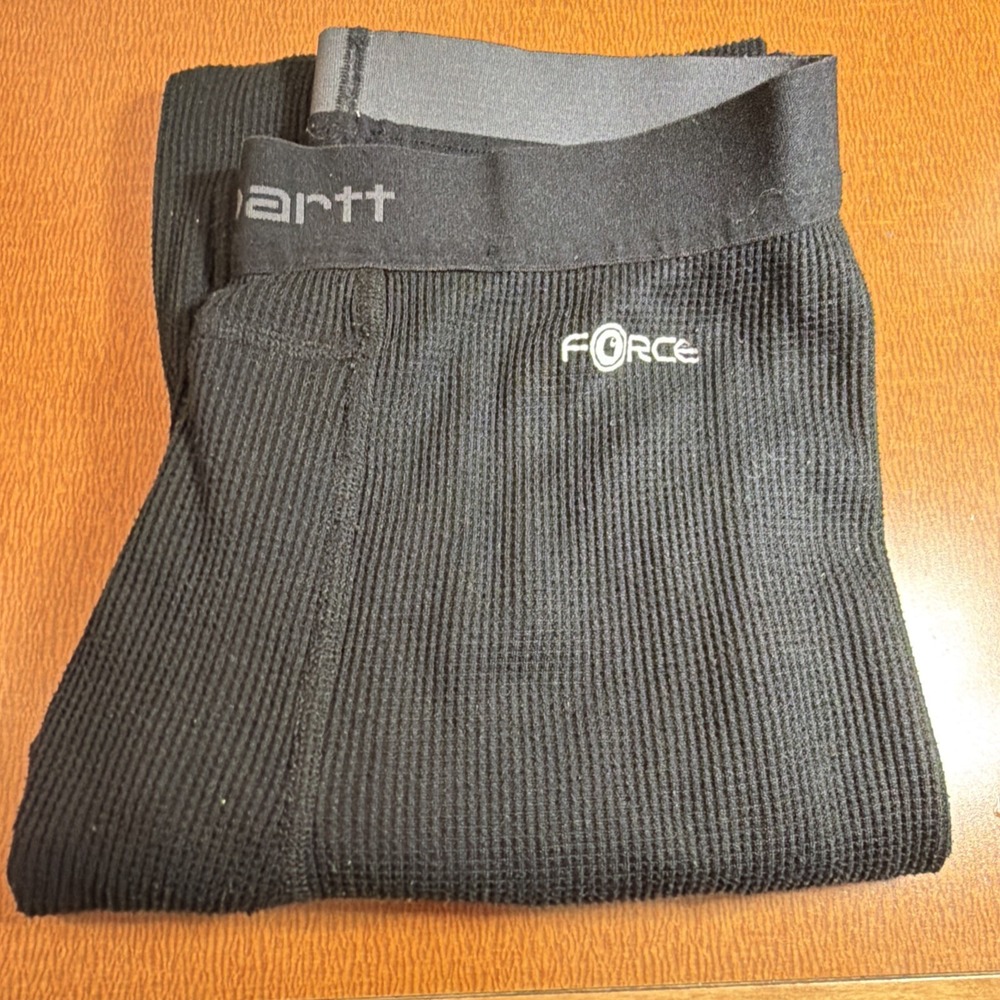 Carhartt Force Long Johns Mens Small Black Thermal Base Layer Pants Bottoms